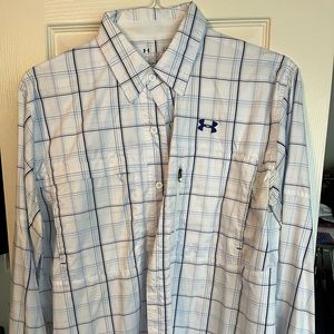 Under Armour Long sleeve fishing button down shirt